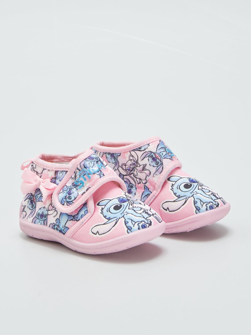 Pantofole alte 'Stitch' ROSA - Kiabi