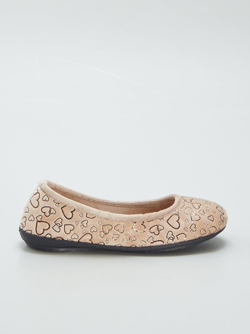 Pantofole ballerina BEIGE - Kiabi