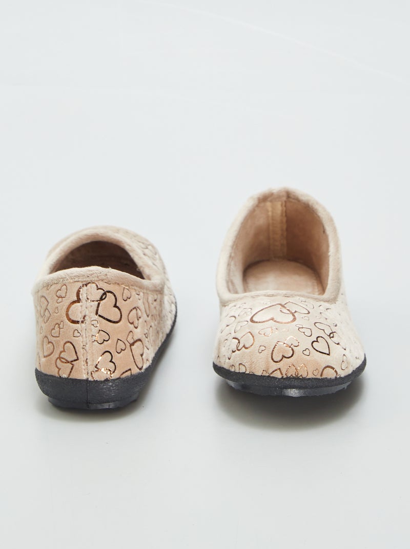 Pantofole ballerina BEIGE - Kiabi