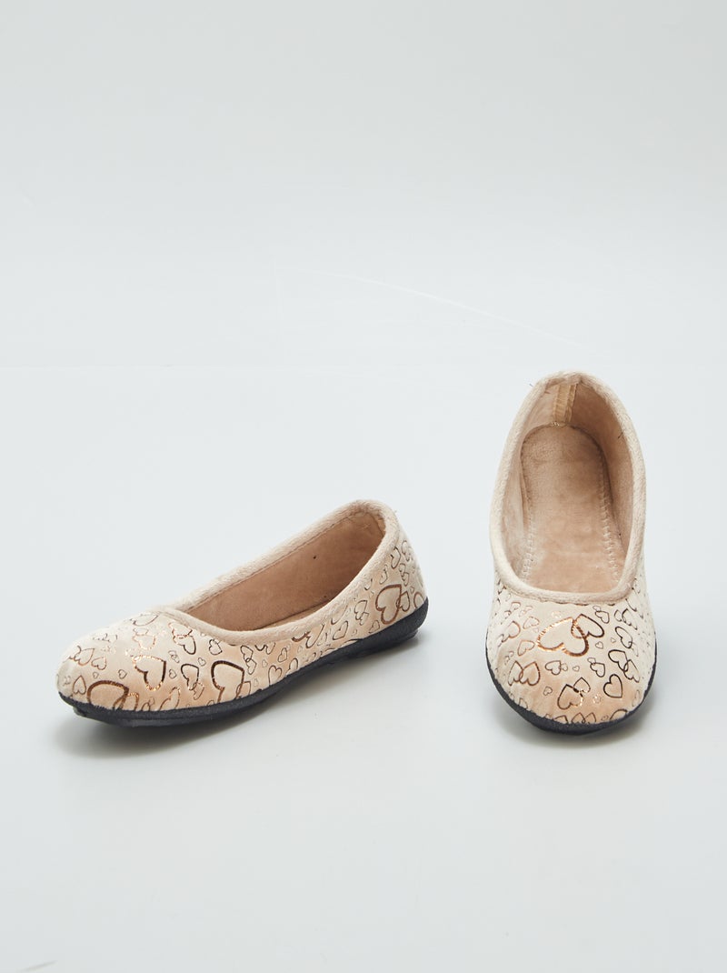 Pantofole ballerina BEIGE - Kiabi