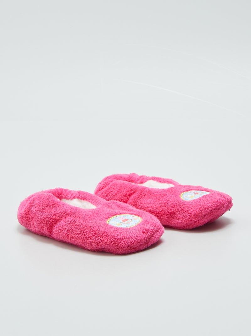 Pantofole ballerina fucsia - Kiabi