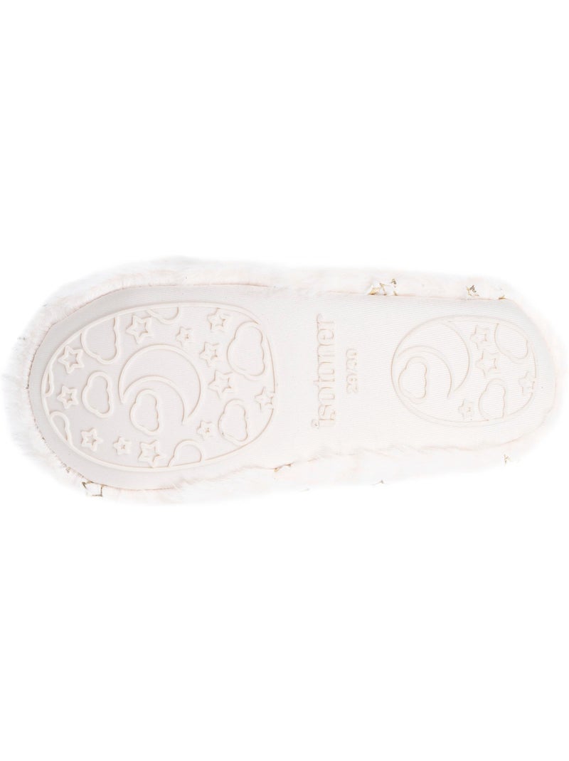 Pantofole ballerine  bambina isotoner Avorio - Kiabi