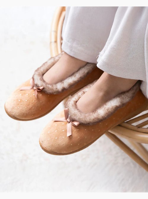 Pantofole ballerine comoda soletta ergonomica, soletta in donna Isotoner - Kiabi
