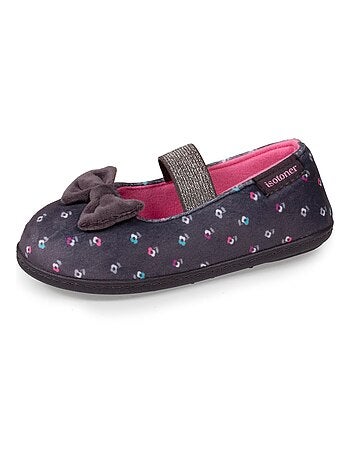 Pantofole ballerine con elastico, leggero e confortevole, bambina Isotoner