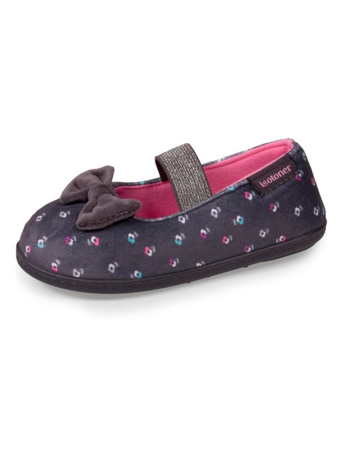 Pantofole ballerine con elastico, leggero e confortevole, bambina Isotoner - Kiabi