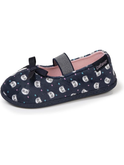 Pantofole ballerine con fascia elastica di sostegno, suola bambina isotoner - Kiabi