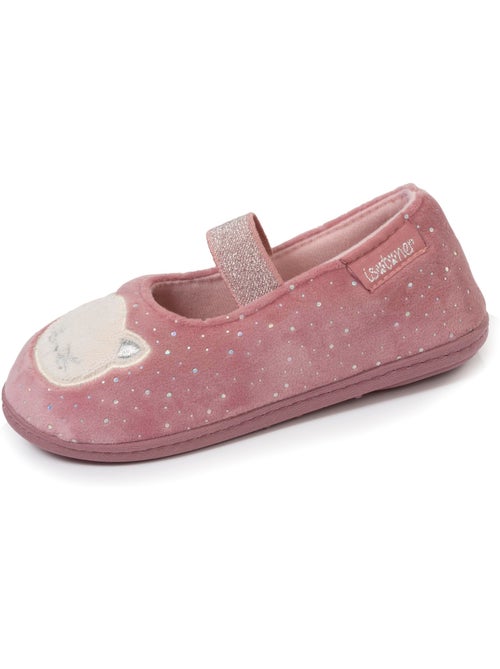 Pantofole ballerine con fascia elastica di sostegno, suola bambina isotoner - Kiabi Pantofole ballerine con fascia elastica di sostegno, suola bambina isotoner - Kiabi