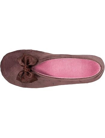 Pantofole ballerine dettaglio nodo prezioso donna isotoner