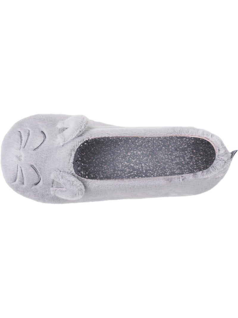 Pantofole ballerine  donna isotoner Grigio grigio - Kiabi