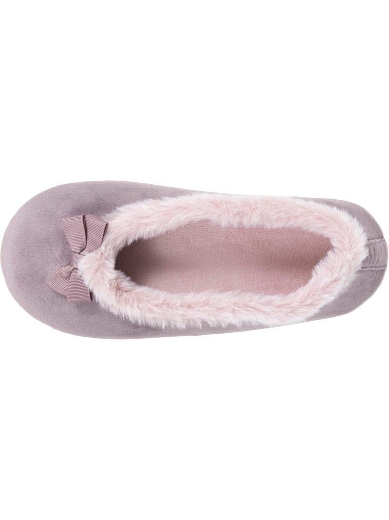 Pantofole ballerine  donna isotoner Tortora - Kiabi