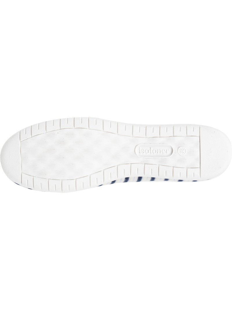 Pantofole ballerine , estremamente comodi e leggeri, con donna Bianco Multicolore Blu - Kiabi