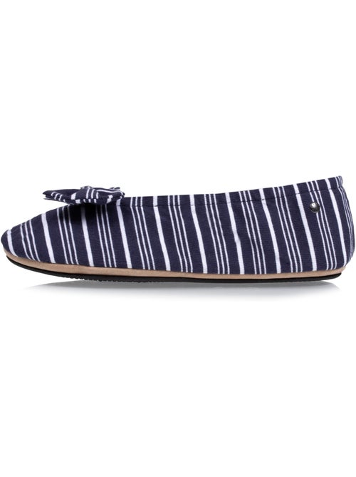 Pantofole ballerine grande fiocco e suola in gomma donna isotoner - Kiabi Pantofole ballerine grande fiocco e suola in gomma donna isotoner - Kiabi