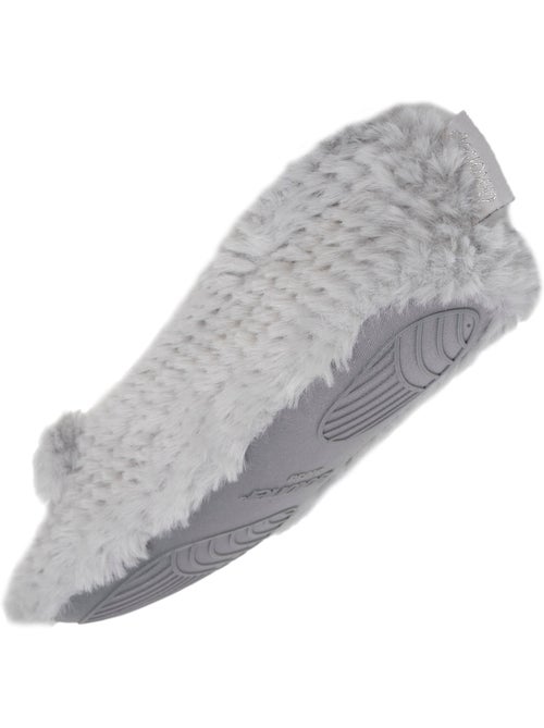 Pantofole ballerine imitazione di pelliccia, suola donna isotoner - Kiabi Pantofole ballerine imitazione di pelliccia, suola donna isotoner - Kiabi