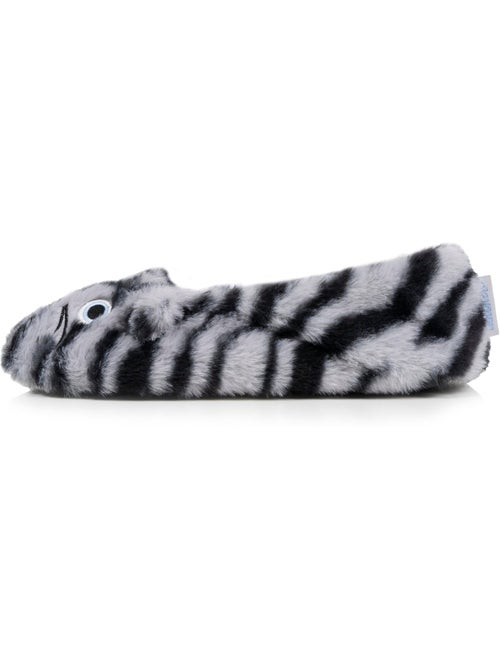 Pantofole ballerine imitazione di pelliccia, suola in gomma donna Isotoner - Kiabi