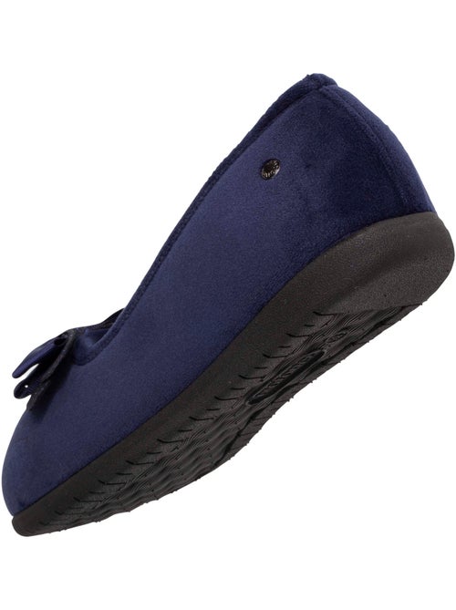 Pantofole ballerine in microvelluto con fiocco donna isotoner - Kiabi Pantofole ballerine in microvelluto con fiocco donna isotoner - Kiabi
