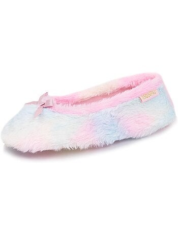 Pantofole ballerine leggero e confortevole, facile da bambina Isotoner