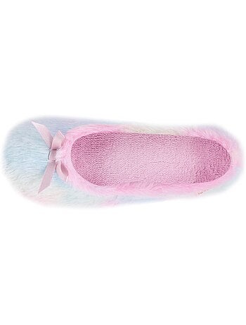 Pantofole ballerine leggero e confortevole, facile da bambina Isotoner