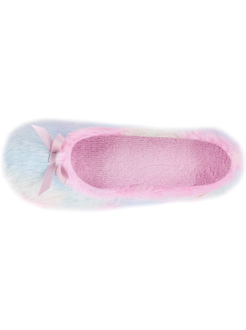 Pantofole ballerine leggero e confortevole, facile da bambina Isotoner Rosa/Multicolore - Kiabi