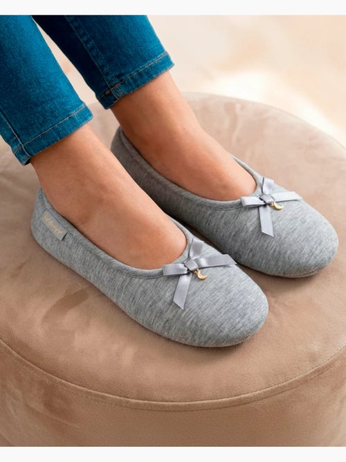 Pantofole ballerine maglia, suola in gomma antiscivolo donna - Kiabi Pantofole ballerine maglia, suola in gomma antiscivolo donna - Kiabi