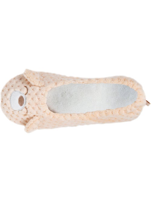 Pantofole ballerine microspugna, suola in gomma antiscivolo donna - Kiabi