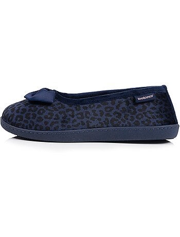 Pantofole ballerine microvelluto, suola ergonomica, schiuma donna isotoner