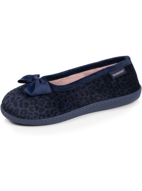 Pantofole ballerine microvelluto, suola ergonomica, schiuma donna isotoner - Kiabi