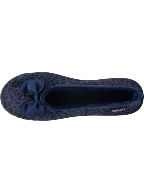 Pantofole ballerine microvelluto, suola ergonomica, schiuma donna isotoner - Kiabi