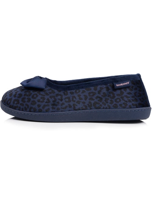 Pantofole ballerine microvelluto, suola ergonomica, schiuma donna isotoner - Kiabi