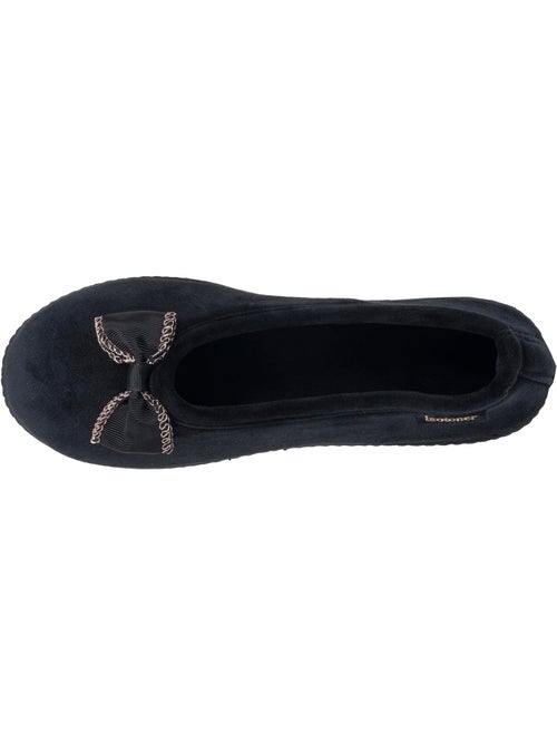 Pantofole ballerine microvelluto, suola ergonomica, schiuma donna isotoner - Kiabi Pantofole ballerine microvelluto, suola ergonomica, schiuma donna isotoner - Kiabi