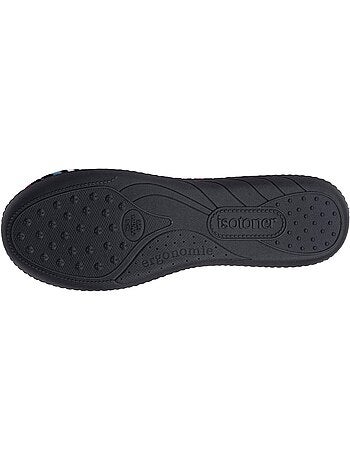 Pantofole ballerine microvelluto, suola ergonomica, schiuma donna Isotoner