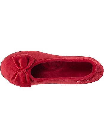 Pantofole ballerine microvelluto, suola ergonomica, schiuma donna isotoner