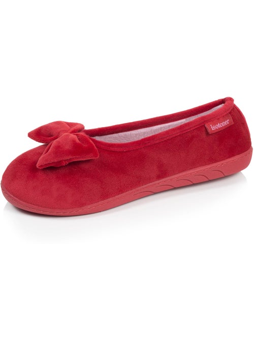 Pantofole ballerine microvelluto, suola ergonomica, schiuma donna isotoner - Kiabi Pantofole ballerine microvelluto, suola ergonomica, schiuma donna isotoner - Kiabi
