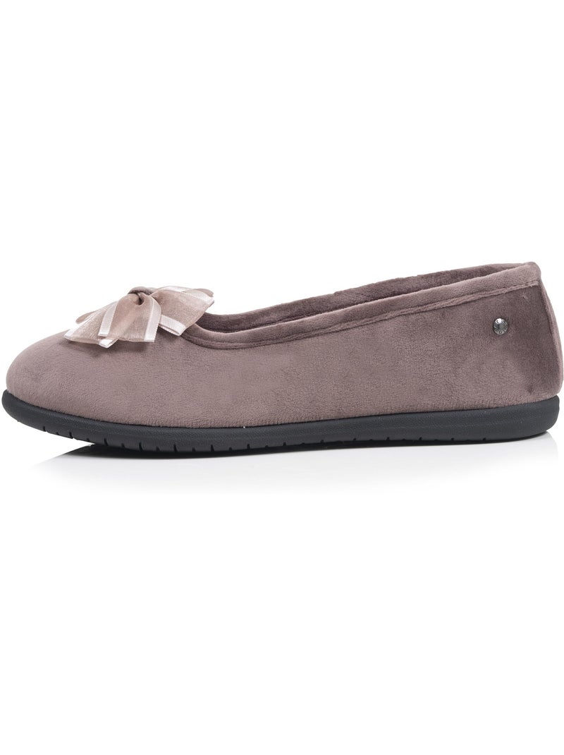 Pantofole ballerine morbida, ultraconfortevole e leggera, donna isotoner Tortora - Kiabi