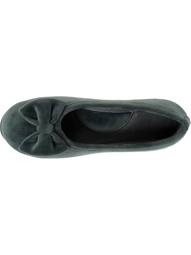 Pantofole ballerine morbida, ultraconfortevole e leggera, donna isotoner Verde chiaro - Kiabi