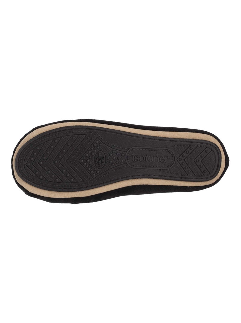 Pantofole ballerine Nodo gioiello donna Isotoner Nero - Kiabi