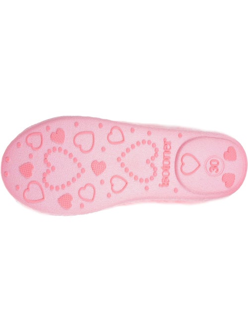 Pantofole ballerine pelliccia sintetica, vestibilità bambina Isotoner - Kiabi