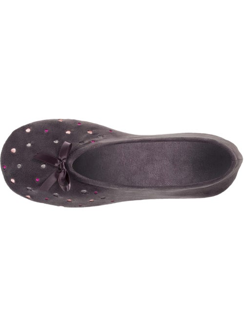 Pantofole ballerine pois ricamati donna isotoner - Kiabi Pantofole ballerine pois ricamati donna isotoner - Kiabi