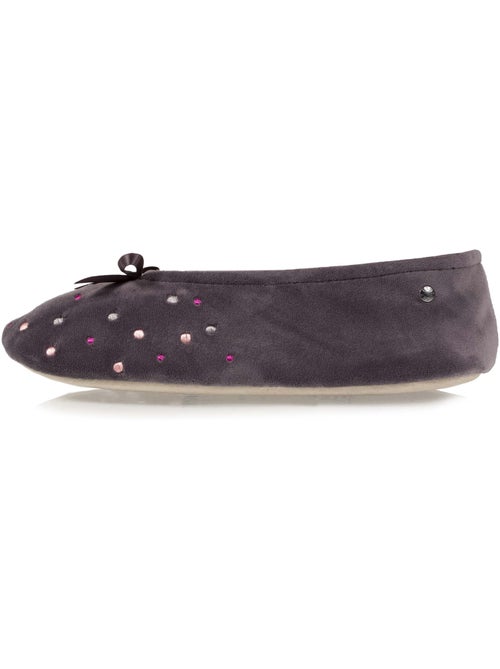 Pantofole ballerine pois ricamati donna isotoner - Kiabi Pantofole ballerine pois ricamati donna isotoner - Kiabi
