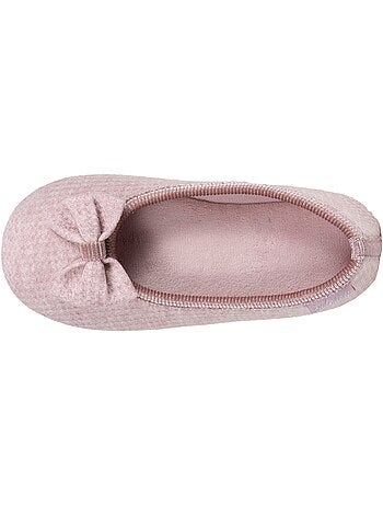 Pantofole ballerine Rete a nido d'ape, suola in gomma donna Isotoner