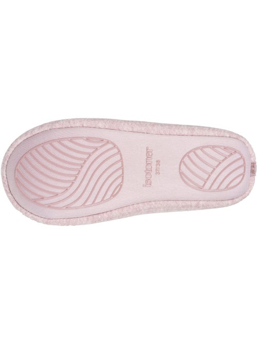 Pantofole ballerine Rete a nido d'ape, suola in gomma donna Isotoner - Kiabi
