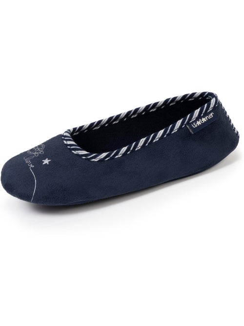 Pantofole ballerine ricamo in argento, molto confortevole bambina isotoner - Kiabi Pantofole ballerine ricamo in argento, molto confortevole bambina isotoner - Kiabi