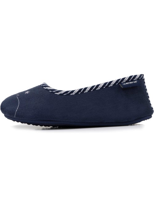 Pantofole ballerine ricamo in argento, molto confortevole bambina isotoner - Kiabi Pantofole ballerine ricamo in argento, molto confortevole bambina isotoner - Kiabi