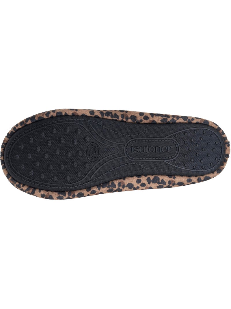 Pantofole ballerine similpelle, suola flessibile, schiuma a donna Isotoner Beige - Kiabi