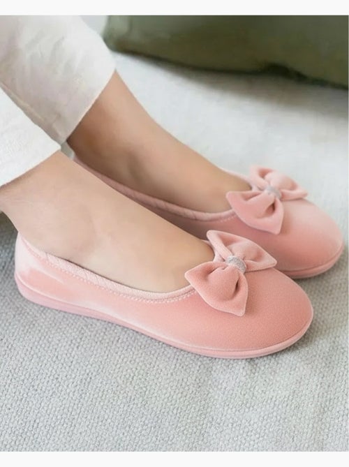 Pantofole ballerine soletta ergonomica microvelour con donna - Kiabi Pantofole ballerine soletta ergonomica microvelour con donna - Kiabi