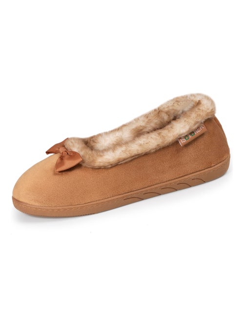 Pantofole ballerine soletta in velluto, ultra confortevole, donna Isotoner - Kiabi