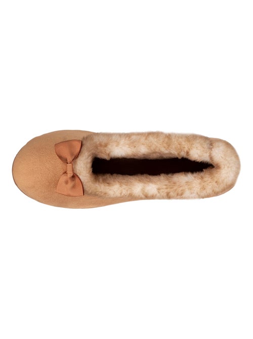 Pantofole ballerine soletta in velluto, ultra confortevole, donna Isotoner - Kiabi