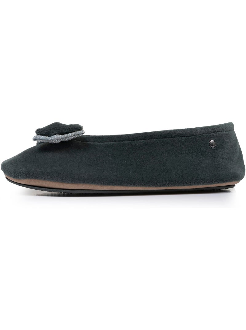 Pantofole ballerine soletta morbida e confortevole donna isotoner Verde chiaro - Kiabi