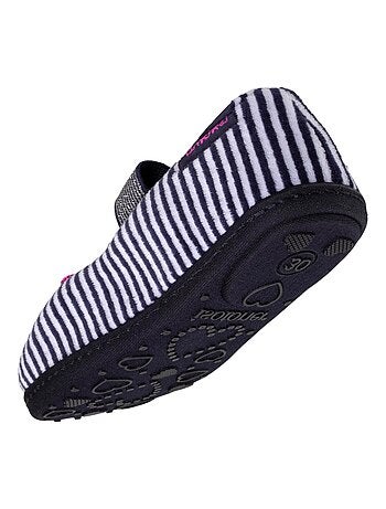 Pantofole ballerine suola antiscivolo bambina Isotoner