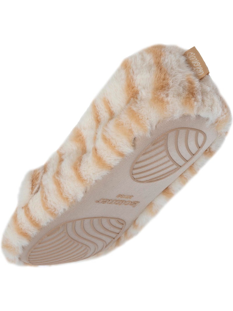 Pantofole ballerine suola antiscivolo donna isotoner Beige - Kiabi