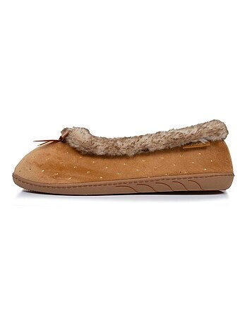 Pantofole ballerine suola ergonomica e confortevole, suola a donna Isotoner